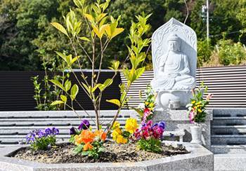 宝珠寺の永代樹木葬墓地