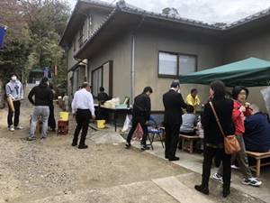 宝善院の餅つき