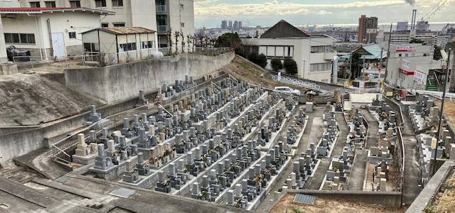 神戸市灘区の徳井墓地